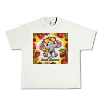 Pistachio sweet summer cute elephant Urban Heavy Tee - TumblerDesignByShophia