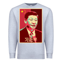 Heather Grey chairman xi jinping chinese communist party president china patriotic Premium Sweatshirt - lanVoArt
