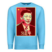 Ocean Blue chairman xi jinping chinese communist party president china patriotic Premium Sweatshirt - lanVoArt