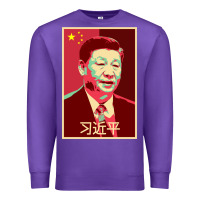 Purple chairman xi jinping chinese communist party president china patriotic Premium Sweatshirt - lanVoArt