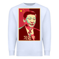 White chairman xi jinping chinese communist party president china patriotic Premium Sweatshirt - lanVoArt