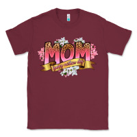 Burgundy mom happy mothers day Classic Tee - RanaPortraitStore