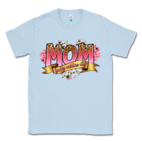Dusty Blue mom happy mothers day Classic Tee - RanaPortraitStore