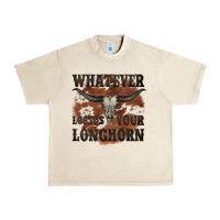 Sandshell longhorn bullskull whatever lossos your longhorn Urban Heavy Tee - JahusDesignShop