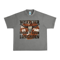 Tornado longhorn bullskull whatever lossos your longhorn Urban Heavy Tee - JahusDesignShop