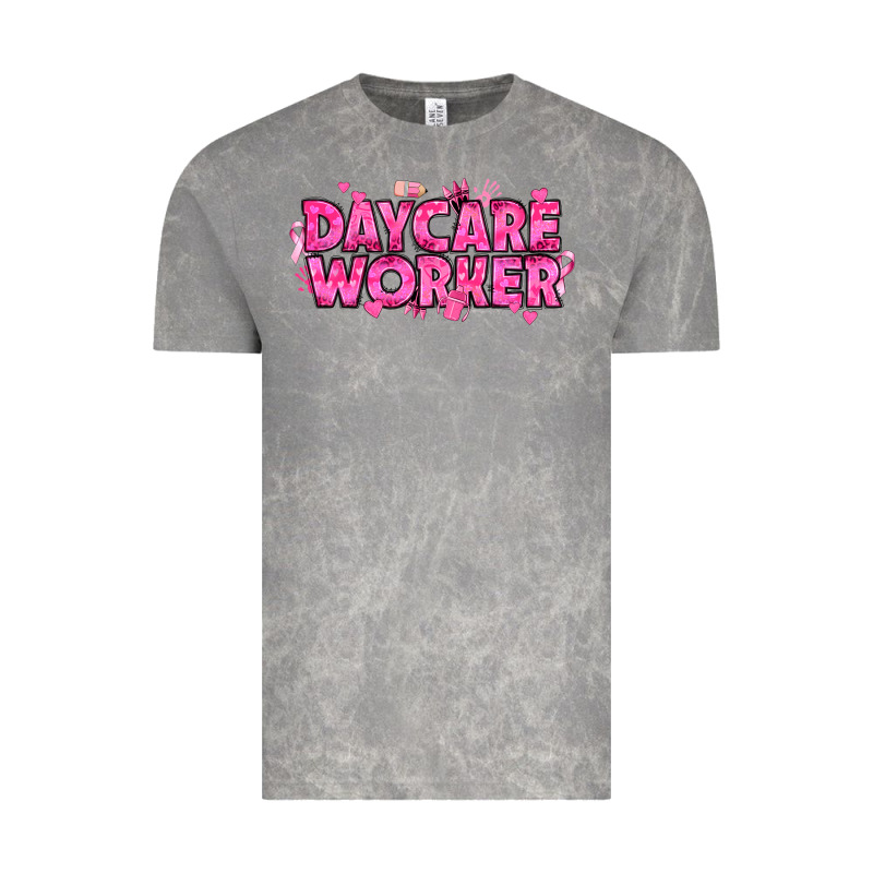 Breast Cancer Daycare Worker Vintage Tee by texasbilliewilder | Teevron