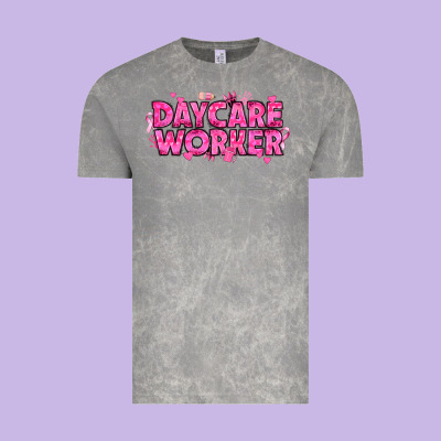 Breast Cancer Daycare Worker Vintage Tee Designed By Texasbilliewilder