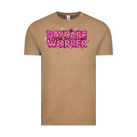 Vintage Coffee Breast Cancer Daycare Worker Vintage Tee - texasbilliewilder