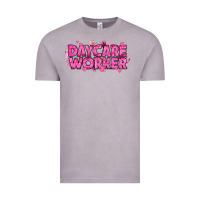 Vintage Zinc Breast Cancer Daycare Worker Vintage Tee - texasbilliewilder