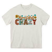 Cream Western Beautiful Crazy Heavy Core Tee - BundleAndBundleShop