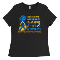 Black down syndrome awareness Ladies Tee - Artiststas