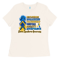 Bone down syndrome awareness Ladies Tee - Artiststas