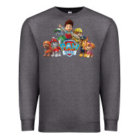 Charcoal Heather Paw GIFT Patrol  11 Premium Sweatshirt - lanVoArt