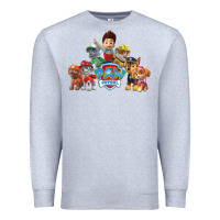 Heather Grey Paw GIFT Patrol  11 Premium Sweatshirt - lanVoArt