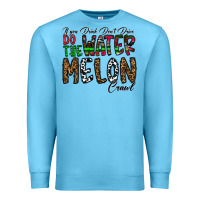 Ocean Blue If you Drink Don't Drive Do the Watermelon Crawl Premium Sweatshirt - CowhideDigitalArt