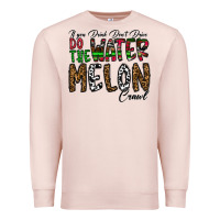 Pale Pink If you Drink Don't Drive Do the Watermelon Crawl Premium Sweatshirt - CowhideDigitalArt
