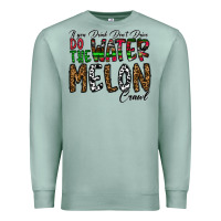 Seafoam If you Drink Don't Drive Do the Watermelon Crawl Premium Sweatshirt - CowhideDigitalArt