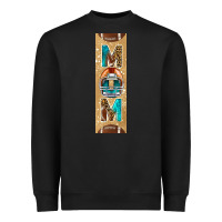 American Football With Leopard Pen Wraps Heavyweight Sweatshirt | Teevron