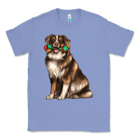Colony Blue australian shepherd with rope toy Classic Tee - texasbilliewilder