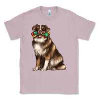 Lilac australian shepherd with rope toy Classic Tee - texasbilliewilder
