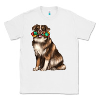 White australian shepherd with rope toy Classic Tee - texasbilliewilder