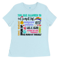 Baby Blue you are allowed to Ladies Tee - Artiststas