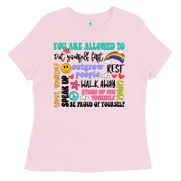 Bubblegum Pink you are allowed to Ladies Tee - Artiststas