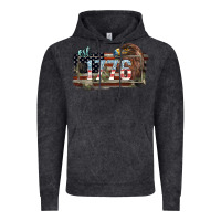 Vintage Black Eat. 1776 eagle 4th of july Vintage Hoodie - HowdyJamesFarm