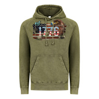 Vintage Olive Eat. 1776 eagle 4th of july Vintage Hoodie - HowdyJamesFarm