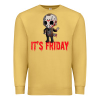 Antique Gold Funny Friday 13th Funny Halloween Horror Premium Sweatshirt - lanVoArt