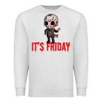 Oatmeal Heather Funny Friday 13th Funny Halloween Horror Premium Sweatshirt - lanVoArt