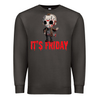 Smoke Funny Friday 13th Funny Halloween Horror Premium Sweatshirt - lanVoArt