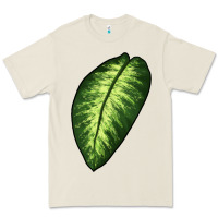 Bone Dumb Cane Leaf Premium Tee - LillyAllenDesigns