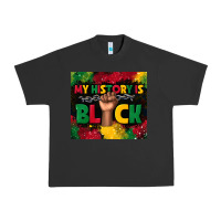 Pigment Black my history is black Urban Heavy Tee - TumblerDesignByShophia