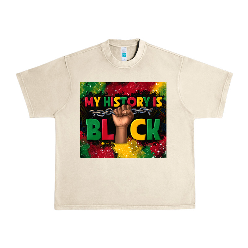 My History Is Black Urban Heavy Tee by TumblerDesignByShophia | Teevron
