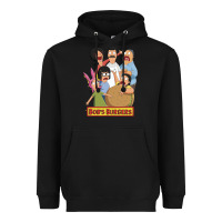 Black bobs family portrait Heavyweight Hoodie - lanVoArt