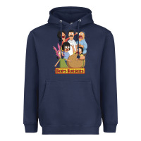 Navy bobs family portrait Heavyweight Hoodie - lanVoArt