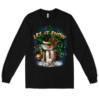Black let it snow Long Sleeve Tee - CowGirlArtShop