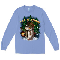Colony Blue let it snow Long Sleeve Tee - CowGirlArtShop