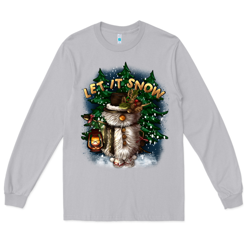 Let It Snow Long Sleeve Tee by CowGirlArtShop | Teevron