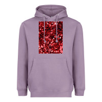 Lavender red glitter party sequins Heavyweight Hoodie - lanVoArt