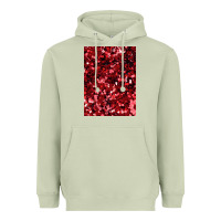 Matcha red glitter party sequins Heavyweight Hoodie - lanVoArt