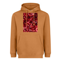 Meerkat red glitter party sequins Heavyweight Hoodie - lanVoArt