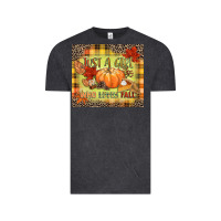 Vintage Black Just a girl who loves Fall Vintage Tee - NancyCooperArtShop