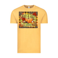 Vintage Mustard Just a girl who loves Fall Vintage Tee - NancyCooperArtShop