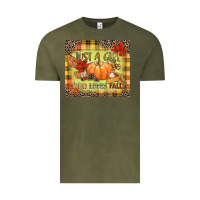Vintage Olive Just a girl who loves Fall Vintage Tee - NancyCooperArtShop