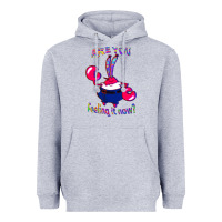 Heather Grey Funny Men Are You Feeling It Now Mr Krabs Gifts For Music Fans 1 Heavyweight Hoodie - lanVoArt