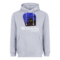 Heather Grey 1886 Crescent Hotel Eureka Springs Arkansas USA Halloween Haunted Bat  Heavyweight Hoodie - lanVoArt