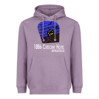 Lavender 1886 Crescent Hotel Eureka Springs Arkansas USA Halloween Haunted Bat  Heavyweight Hoodie - lanVoArt