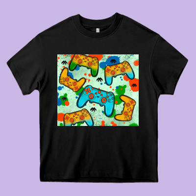 Gaming Controller Heavy Core Tee Designed By Jahusdesignshop
